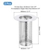 Unique Bargains Stainless Steel Bathroom Kitchen Hair Floor Drain Strainer - 2 of 3