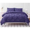 BAGOKIE 7-Piece Pinch Pleat Bed in a Bag Comforter Set for All Season - 4 of 4