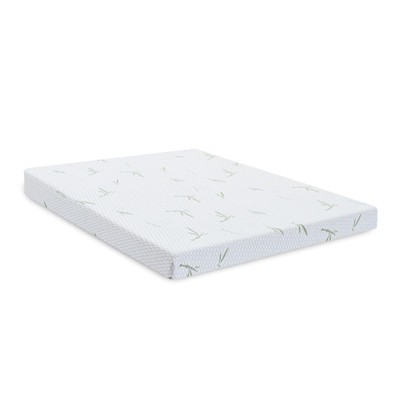 SEVOBAL Mattresses Dual Layer Memory Foam Mattress with Pressure Relief and Cooling Bamboo Cover for Bedroom, White, 74"*38"*8"