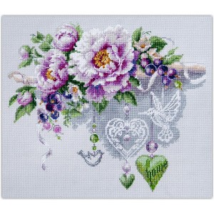 Magic Needle Floral Decor 70-05 Counted Cross-Stitch Kit : Target