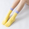 Anna-Kaci Women's Crew Grip Socks 2-Pack with Contrast Cuffs and Raised Textured Soles for Indoor Comfort - 4 of 4