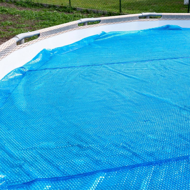Bison Labs 28' Round Heat Wave Solar Blanket Swimming Pool Cover - Blue, 2 of 4