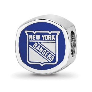 Black Bow Jewelry Sterling Silver New York Rangers NHL Bead Charm - 1 of 4
