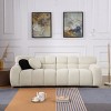 Cloud Couches,87"couch and loveseat set,long sofa,lounge sofa,Marshmallow Sofa With Wooden Frame,3 and 2 sofa set,Soft Sofa Furniture-Cuddlewood - 3 of 4