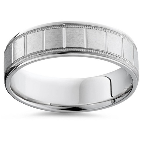 Mens wedding sale bands target