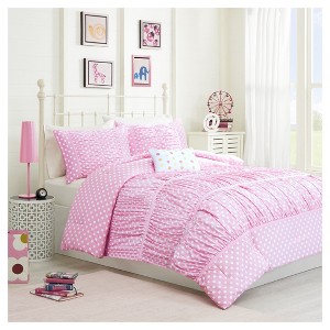 Marie Comforter Set (Full/Queen) 4pc - Pink