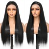 Jessie's Wig 24Inch Lace Frontal Straight Wig 5X7 Lace Natural Black 1 Pc/Pack - 4 of 4