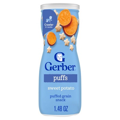 Gerber Baby Food Sweet Potato Puffs Baby Snacks - 1.48oz