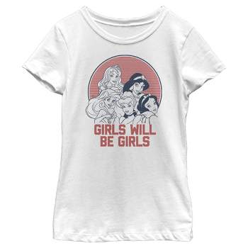 Girl's Disney Girls Will Be Girls T-Shirt