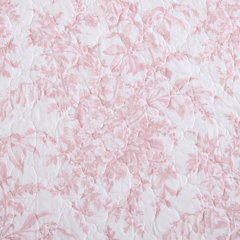 Bedford Cotton Quilt Set Pink - Laura Ashley, 5 of 10