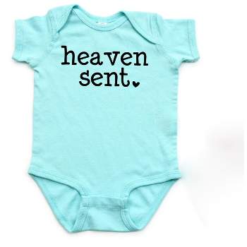 The Juniper Shop Heaven Sent Heart Baby Bodysuit