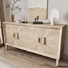 Sapphtopaz Modern TV Stand for TVs Up to 65" with Legs Entryway Table Storage Cabinet for Living Room, Entryway - 3 of 4