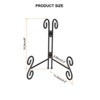 Unique Bargains Metal Folding Rounded Corner Picture Frame Decorative Easels or Stands - 2 of 4