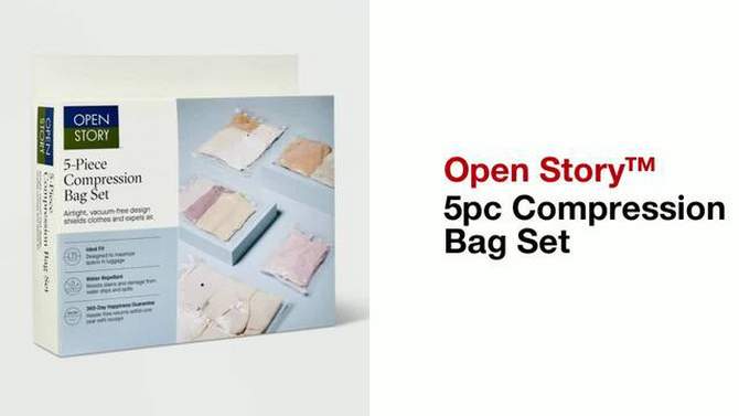 5pc Compression Bag Set - Open Story&#8482;, 2 of 5, play video