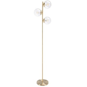 Niobe 65" Floor Lamp - Antique Gold - Safavieh - 1 of 4