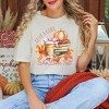 Simply Sage Market Women's Coquette Girl Who Loves Fall Short Sleeve Garment Dyed Tee - 2 of 4