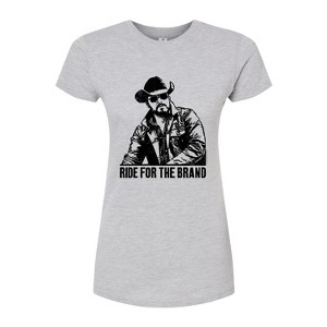 Women's - Yellowstone - Ride For The Brand Fitted Graphic T-Shirt - 1 of 4