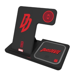 Keyscaper Marvel Daredevil Badge 15-Watt 3 in 1 Charging Station - 1 of 4