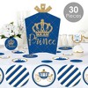Big Dot of Happiness Royal Prince Charming - Baby Shower or Birthday Party Decor and Confetti - Terrific Table Centerpiece Kit - Set of 30 - 2 of 4