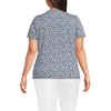 Lands' End Women's Relaxed Supima Cotton T-Shirt - 2 of 3