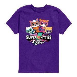Boys' - Disney - Super Kitties Group Short Sleeve Graphic T-Shirt - 1 of 3
