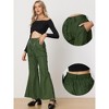 Allegra K Women's Cargo Baggy High Waisted Wide Leg Casual Pants - 2 of 4