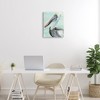 Stupell Industries Coastal Pelican Bird Watching Turquoise Ocean Portrait Canvas Wall Art - 2 of 4