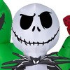 Nightmare Before Christmas Airblown Inflatable Jack Skellington w/Oogie Boogie Scene Disney , 6.5 ft Tall - 4 of 4