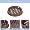 Unique Bargains Plastic Circular Soffit Air Vents for Bathroom 24 Pcs - 4 of 4