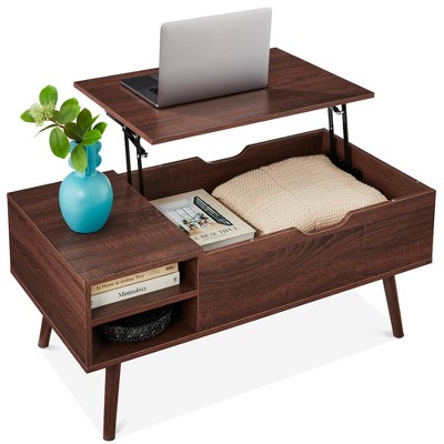 Best Choice Products Wooden Mid-century Modern Lift Top Coffee Table W ...