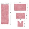 Fantasia Bath Rug Collection Cotton Shaggy Pattern Tufted Set of 4 Bath Rug Set - Home Weavers - 2 of 3