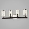 Troy Lighting Aeon 4 - Light Vanity in  Carbide Black Clear Shade - 3 of 3