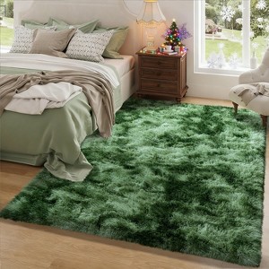 Area Rugs for Living Room Bedroom, Non-Slip Fluffy Soft Shag Carpet for Kids Home Dorm Decor - 1 of 4