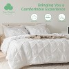 Cozy Comfort by Bedsure | Solid Diamond Pintuck 7pcs 80gsm Queen Size Peyote Bedding Set Comforter Set - 2 of 4