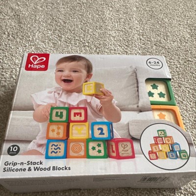 Hape My First Wooden Blocks Stacking Toy : Target