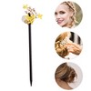 Unique Bargains Flower Beads Tassel Hair Chopstick 2 Pcs - 4 of 4