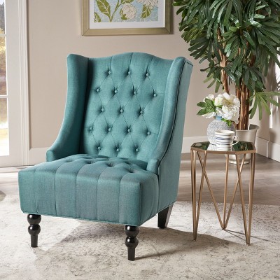 CAVINAS Accent Chair Upholstered Wingback Chair Sofa Chair Comfy Chair Reading Chair