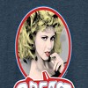 Women's - Grease - Sandy Olsson Lightweight French Terry Wide Neck Long Sleeve Shirt - 2 of 4