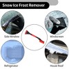 Unique Bargains Universal Car Ice Scraper Brush with Broom SUV Snow Frost Remover for Car Truck Plastic - 3 of 4