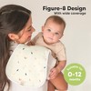 KeaBabies 5pk Urban Baby Burp Cloths, Organic Burping Cloth for Babies, Burp Rags for Baby Girls, Boys - 3 of 4