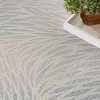 Nourison Lillian Feather Indoor Area Rug Ivory Grey 5'3" x 7'3" - 3 of 4