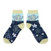 Spongebob Squarepants Character & Flowers Women's 2-Pair Casual Quarter Crew Socks - 4 of 4