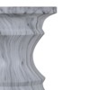 SEVOBAL Outdoor Cement End Table Small Round Garden Accent Table Drum Shape Side Table for Patio and Indoor Use, White, 18.7"*18.7"*21.06" - 4 of 4