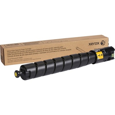 Xerox Original High Yield Laser Toner Cartridge Yellow 1 Each 106R04076
