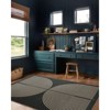 Lahome Modern Rainbow Jute Washable Outdoor Area Rug-Soft, Durable Carpet for Patio, Garden, or Balcony - 4 of 4
