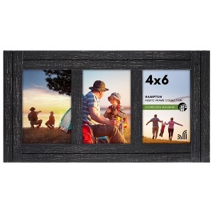 Americanflat Rustic Collage Picture Frame with polished glass - Horizontal and Vertical Formats for Wall and Tabletop - 1 of 4