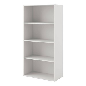 24/7 Shop At Home 47" Silkpath Modern 4 Tier Bookcase: Modular Organizer, Open Shelving - 1 of 4