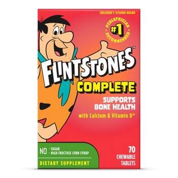 The Flintstones Kids' Complete Multivitamin Chewable Tablets - Mixed Fruit - 70ct