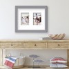 Courtside Market Classic Hues Portrait Frame Collection Grey 11"x14" 2-4x6 Openings - 2 of 2