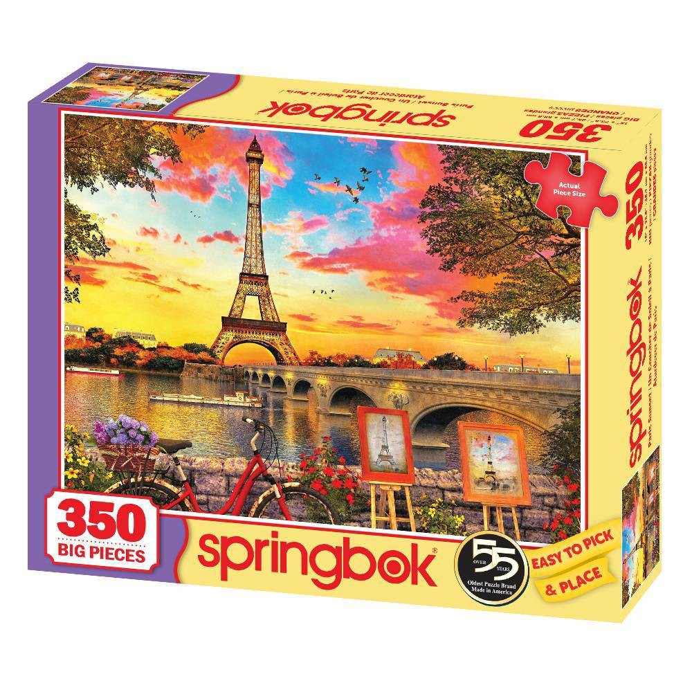 Photos - Jigsaw Puzzle / Mosaic Springbok Paris Sunset Jigsaw Puzzle - 350pc 